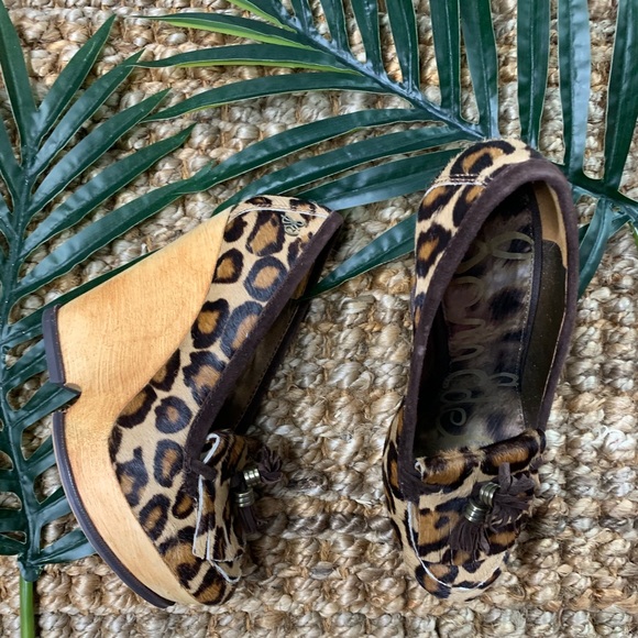 SAM EDELMAN real fur wedge - Picture 3 of 5